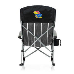 Kansas Jayhawks Outdoor Rocking Camp Chair