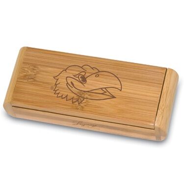 Kansas Jayhawks Bamboo Corkscrew