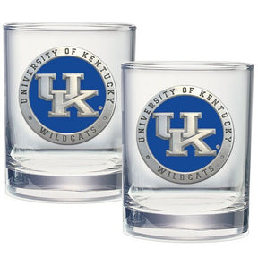 Kentucky Wildcats Cocktail Glasses Set of Two