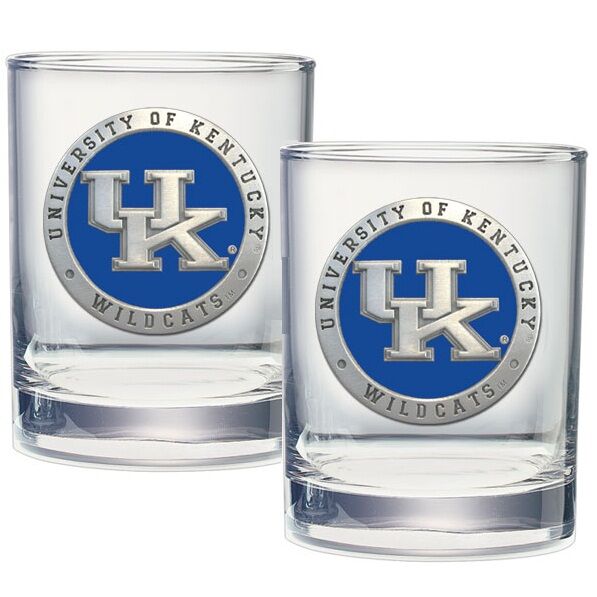 Kentucky Wildcats Cocktail Glasses Set of Two