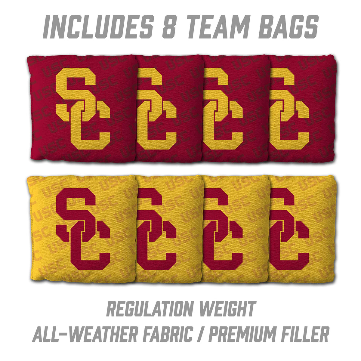 USC Trojans 2x3 All Wood Cornhole Game Set
