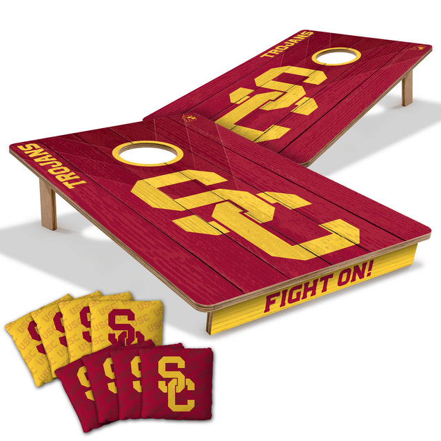 USC Trojans 2x3 All Wood Cornhole Game Set