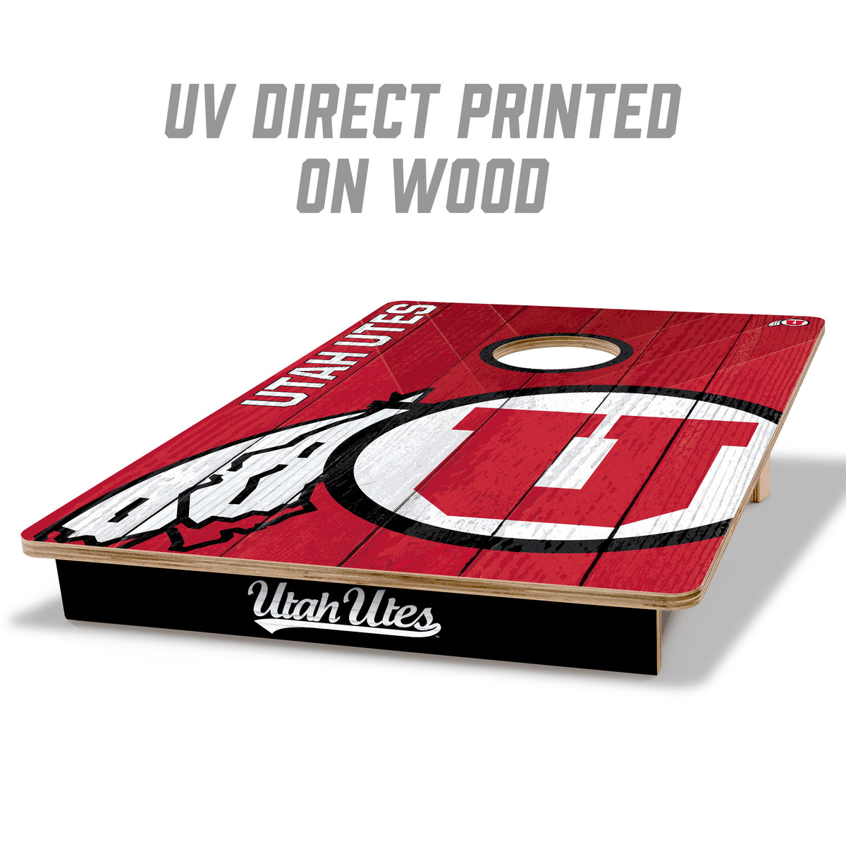 Utah Utes 2x3 All Wood Cornhole Game Set