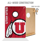 Utah Utes 2x3 All Wood Cornhole Game Set