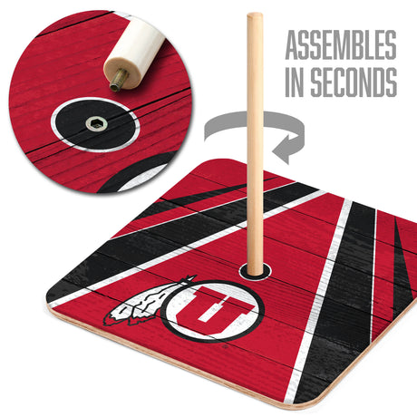 Utah Utes Horseshoe Bag Game
