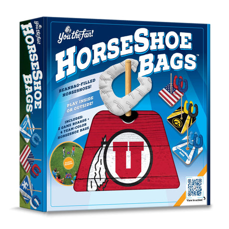 Utah Utes Horseshoe Bag Game