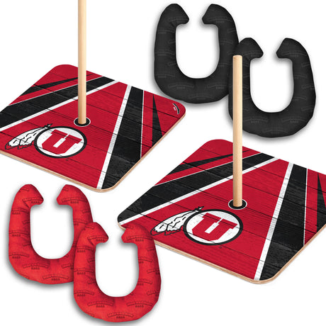 Utah Utes Horseshoe Bag Game
