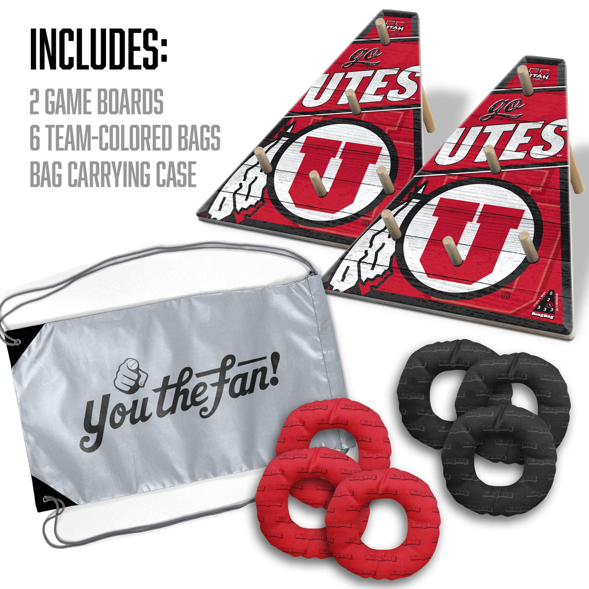 Utah Utes Ring Bag Game