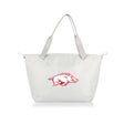 Arkansas Razorbacks Eco-Friendly Cooler Tote Bag - White