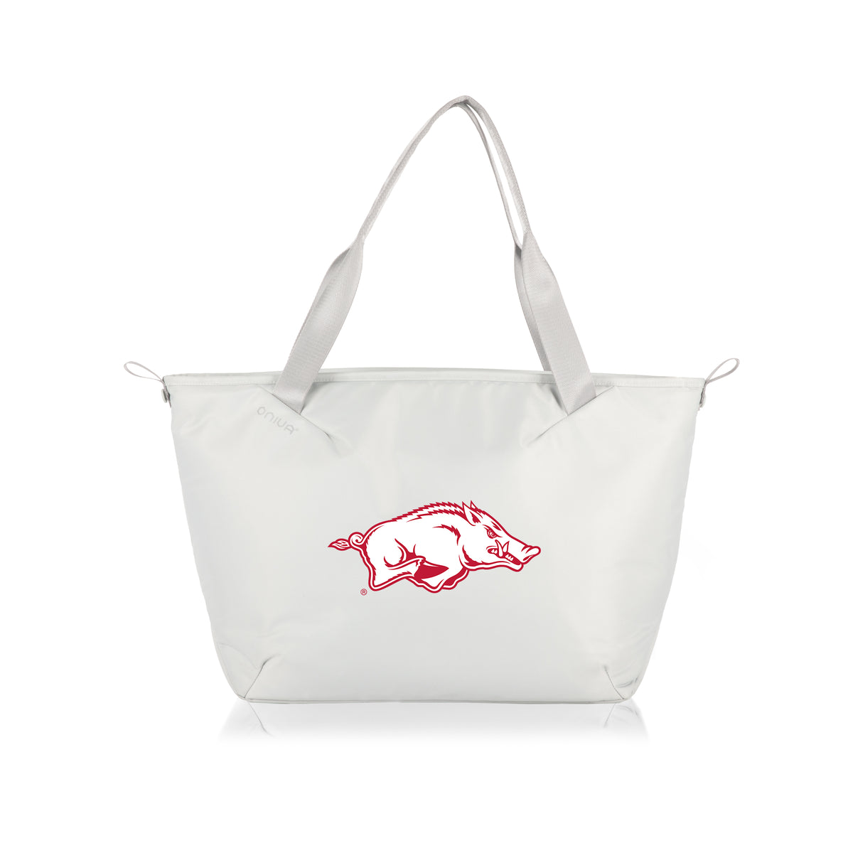Arkansas Razorbacks Eco-Friendly Cooler Tote Bag - White