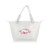 Arkansas Razorbacks Eco-Friendly Cooler Tote Bag - White