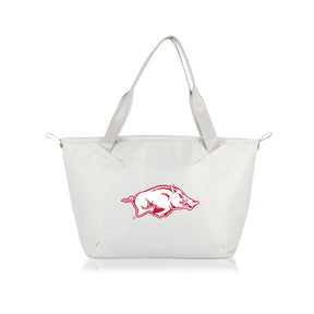 Arkansas Razorbacks Eco-Friendly Cooler Tote Bag - White