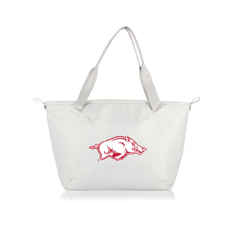 Arkansas Razorbacks Eco-Friendly Cooler Tote Bag - White