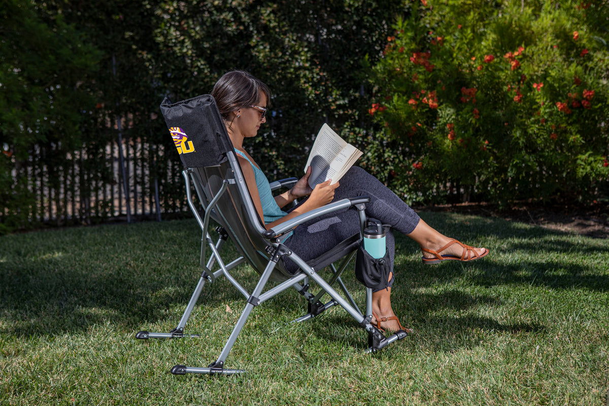 LSU Tigers Outdoor Rocking Camp Chair