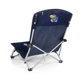 Kansas Jayhawks Tranquility Beach Chair with Carry Bag