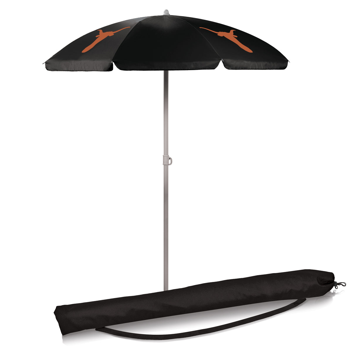 Texas Longhorns 5.5 Ft. Portable Beach Umbrella