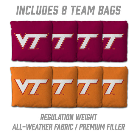 Virginia Tech Hokies 2x3 All Wood Cornhole Game Set