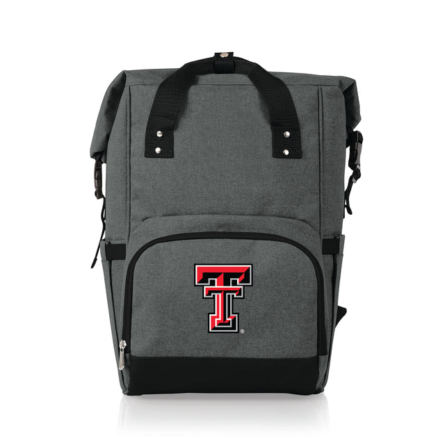 Texas Tech Red Raiders On The Go Roll-Top Cooler Backpack