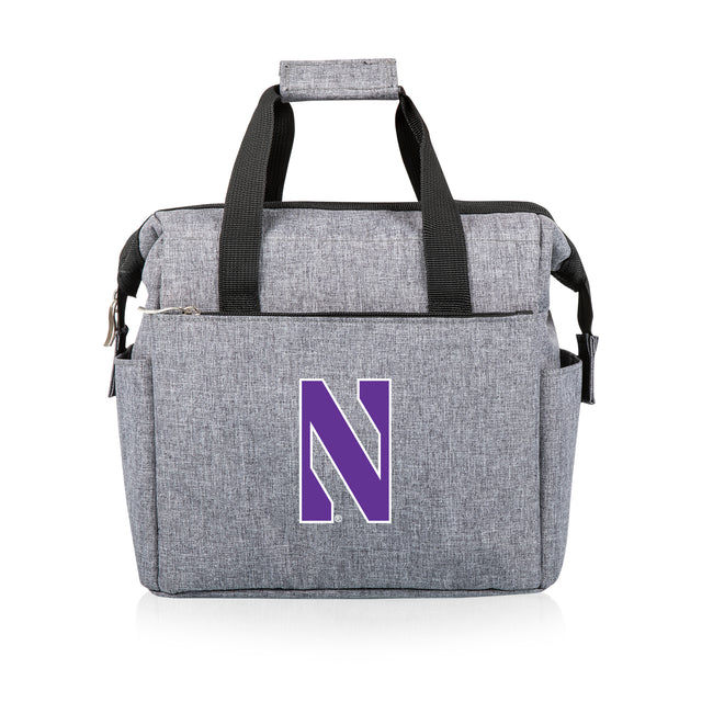 Northwestern Wildcats On The Go Lunch Bag Cooler - Gray