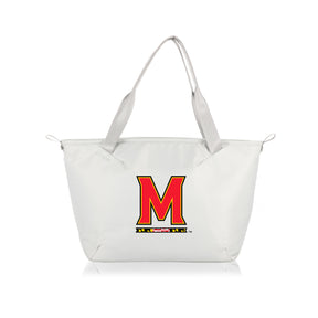 Maryland Terrapins Eco-Friendly Cooler Tote Bag - White