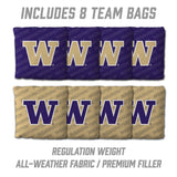Washington Huskies 2x4 All Wood Cornhole Game Set