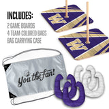 Washington Huskies Horseshoe Bag Game