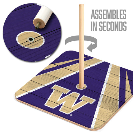 Washington Huskies Horseshoe Bag Game