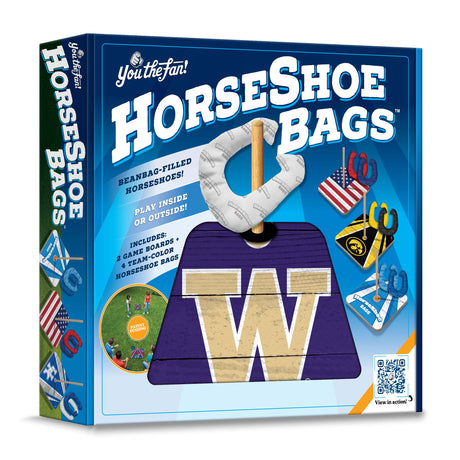 Washington Huskies Horseshoe Bag Game
