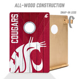 Washington State Cougars 2x3 All Wood Cornhole Game Set