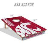Washington State Cougars 2x3 All Wood Cornhole Game Set