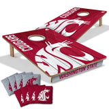 Washington State Cougars 2x3 All Wood Cornhole Game Set
