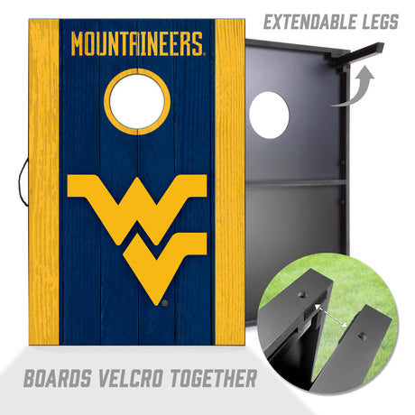 West Virginia Mountaineers 2x3 MDF Cornhole Game Set