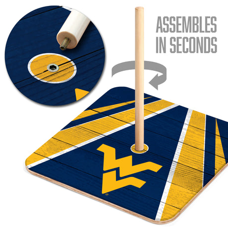 West Virginia Mountaineers Horseshoe Bag Game