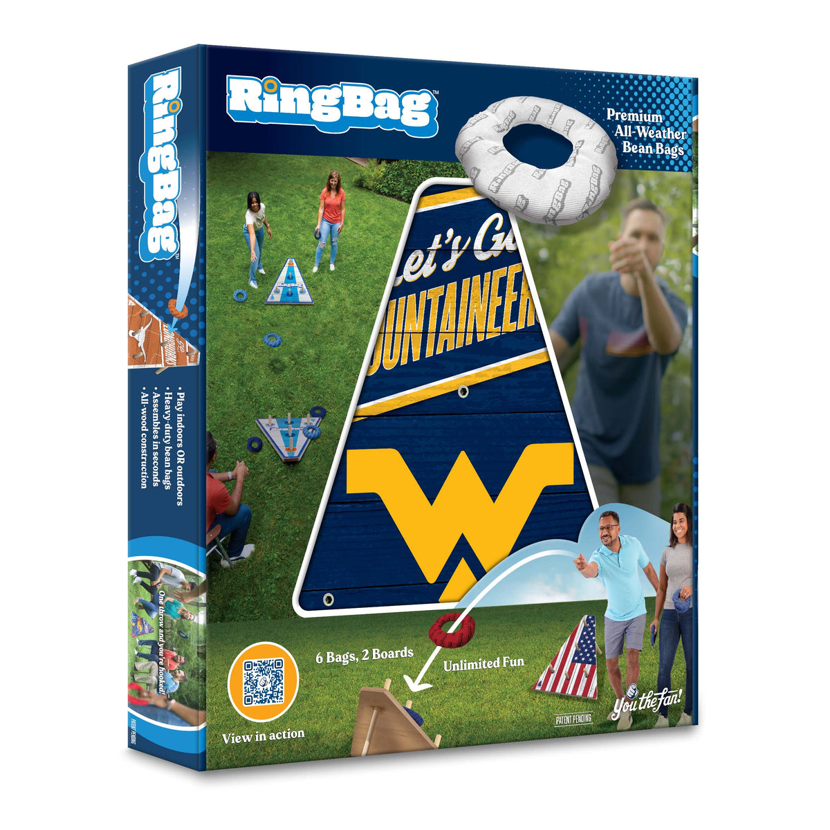 West Virginia Mountaineers Ring Bag Game