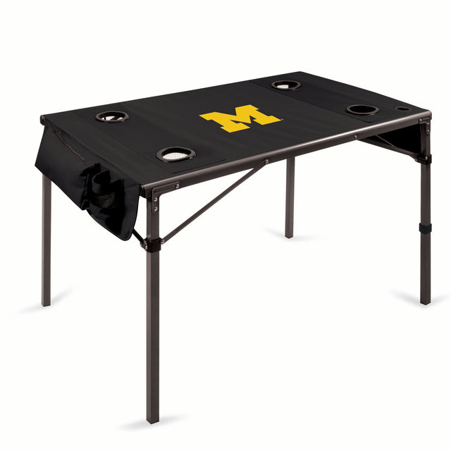 Michigan Wolverines Portable Folding Travel Table