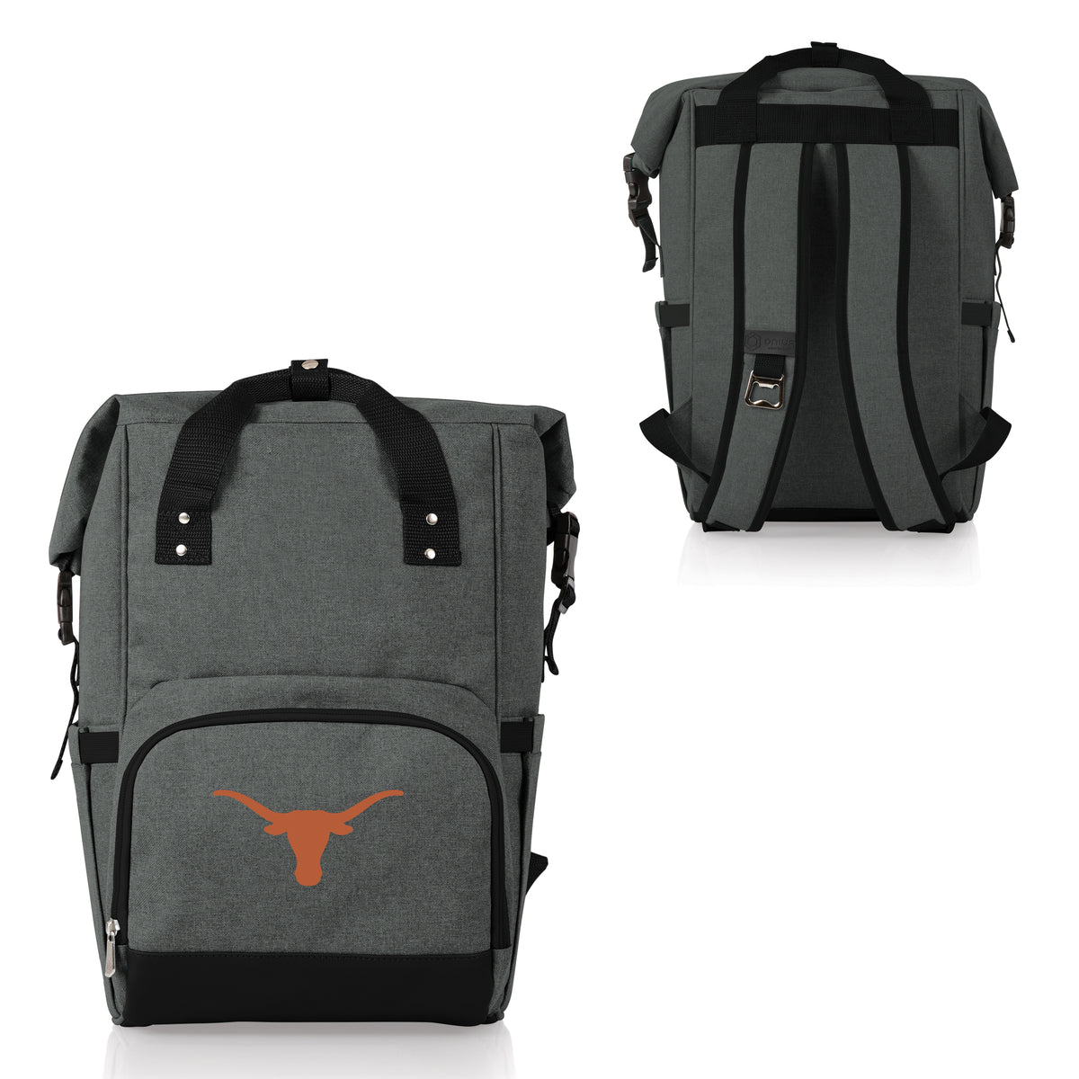Texas Longhorns On The Go Roll-Top Backpack Cooler