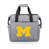 Michigan Wolverines On The Go Lunch Bag Cooler - Gray