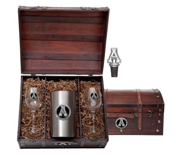 Appalachian State Mountaineers Wine Chest Set