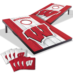 Wisconsin Badgers 2x3 MDF Cornhole Game Set