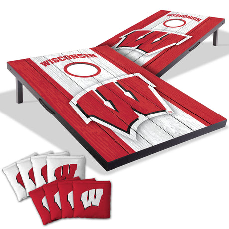 Wisconsin Badgers 2x3 MDF Cornhole Game Set
