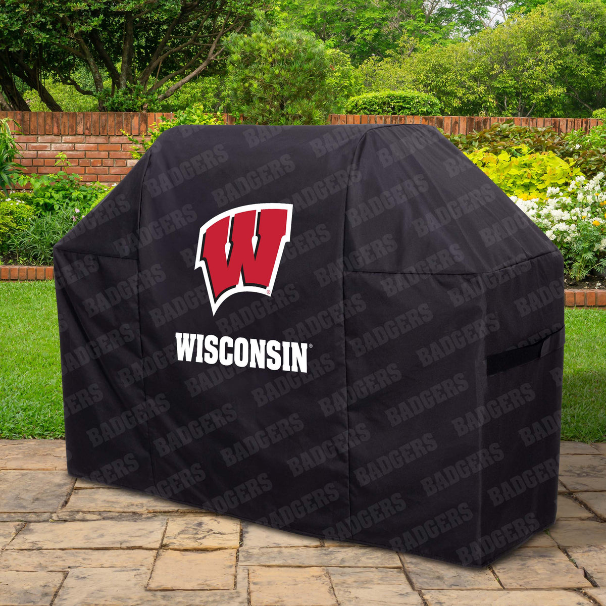 Wisconsin Badgers Heavy Duty Grill Cover