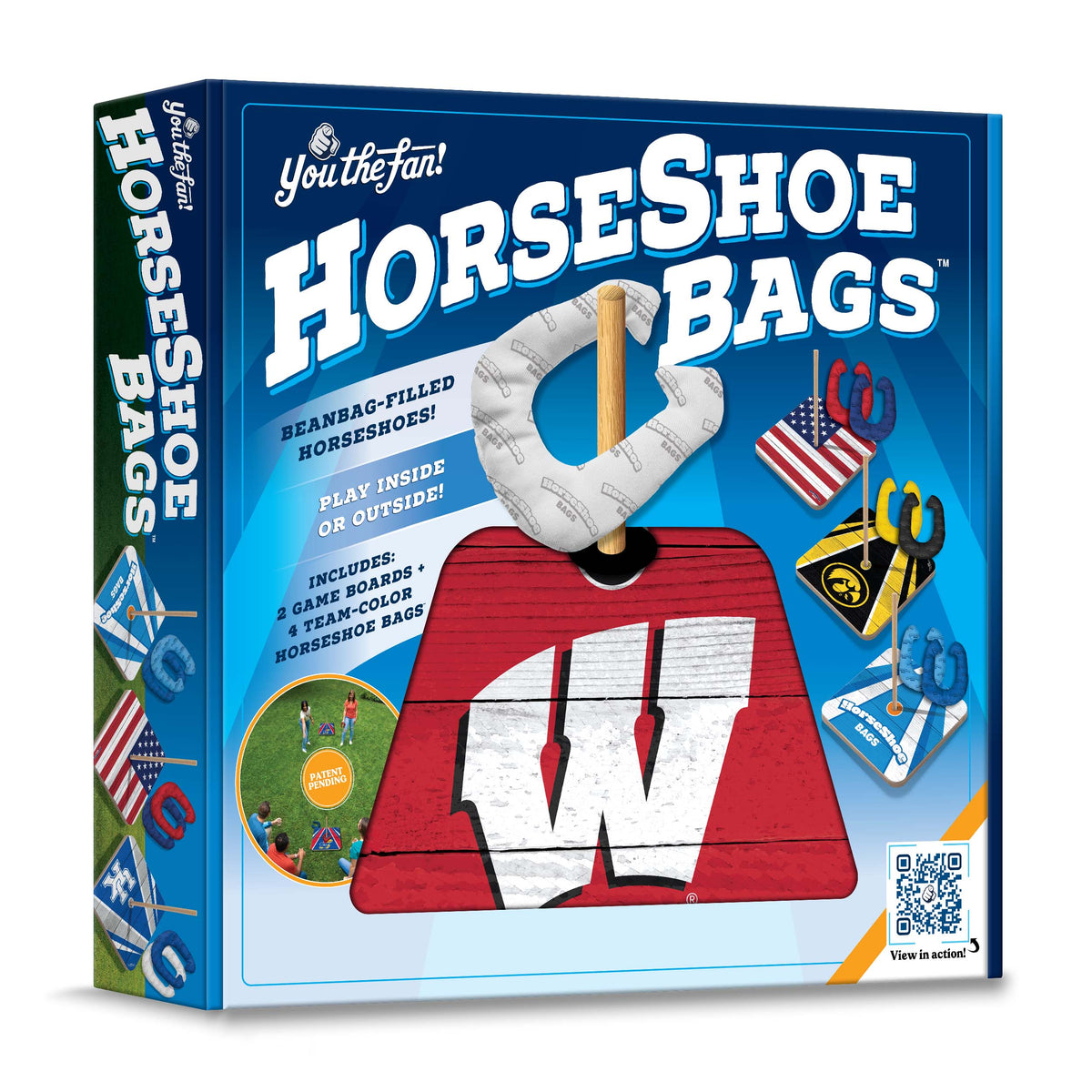Wisconsin Badgers Horseshoe Bag Game