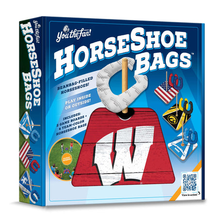Wisconsin Badgers Horseshoe Bag Game
