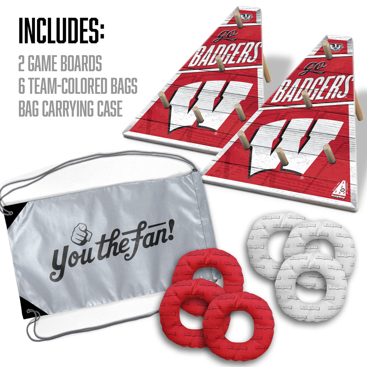 Wisconsin Badgers Ring Bag Game