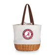 Alabama Crimson Tide Coronado Canvas and Willow Basket Tote
