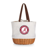 Alabama Crimson Tide Coronado Canvas and Willow Basket Tote