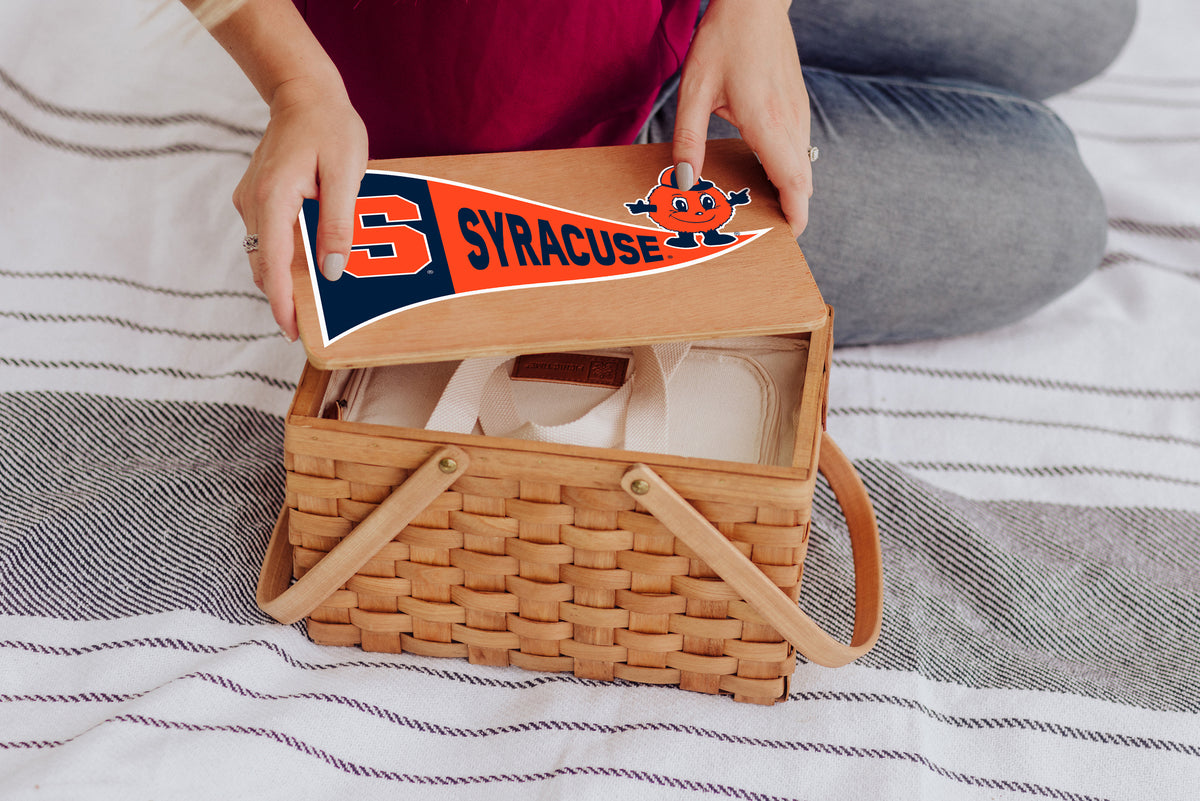 Syracuse Orange Poppy Personal Picnic Basket