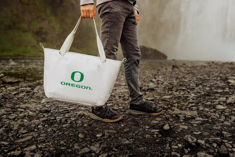 Oregon Ducks Eco-Friendly Cooler Tote Bag - White