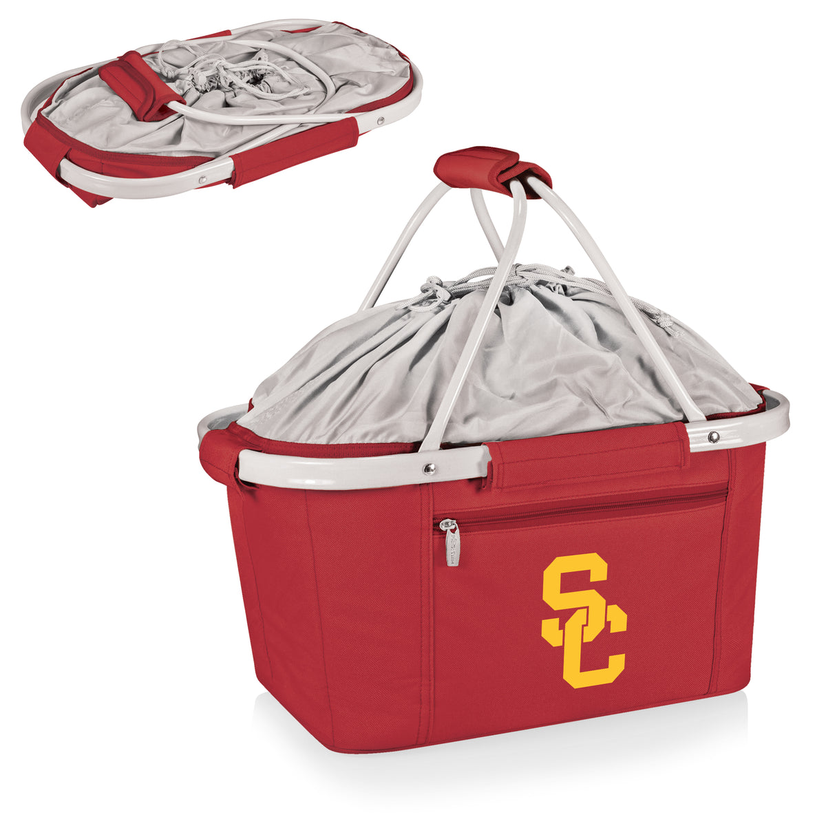 USC Trojans Metro Basket Collapsible Cooler Tote - Red
