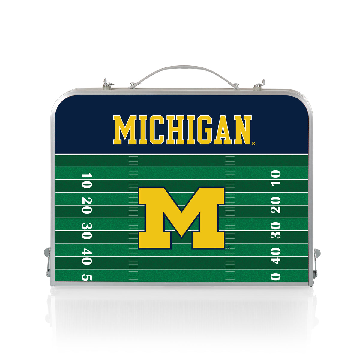 Michigan Wolverines Mini Portable Folding Table – College Logo Stuff